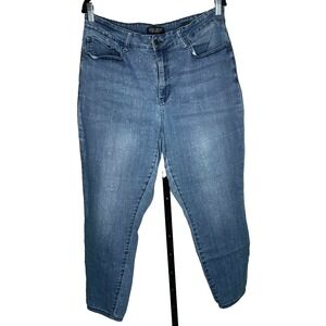 Judy Blue Blue Speckled High-Rise relaxed Jeans